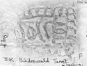 Thumbnail of Rubbing of  DOCILIS 3 die 6 from Birdoswald Turret 31K r.facing