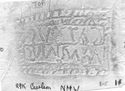 Thumbnail of Rubbing of G.ATTIVS MARINVS die 1 from Caerleon 29K