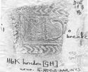 Thumbnail of Rubbing of G.ATTIVS MARINVS die 1A from Guildhall Museum 116K