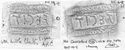 Thumbnail of Group of rubbings of G.ATTIVS MARINVS die 3A
