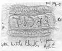Thumbnail of Rubbing of G.ATTIVS MARINVS die 3A from Little Chester 49K