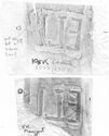 Thumbnail of Group of rubbings of INC107 die 1