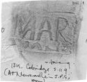 Thumbnail of Rubbing of  MARTIALIS 2 die 1 from Corbridge 13K