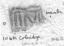 Thumbnail of Rubbing of SENICIO die 5 from Corbridge 104K