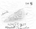 Thumbnail of Rubbing of SENICIO die 5 from Newport Lincoln D25