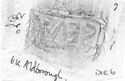 Thumbnail of Rubbing of SENICIO die 6 from Aldborough 6K