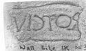 Thumbnail of Rubbing of VICTOR  die 3 from Wall Museum 1K