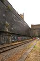 Thumbnail of The western wall on the approach to the western Parkway Tunnel, viewed from the south-east