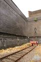 Thumbnail of The northern extent of the western wall on the approach to the western Parkway Tunnel, viewed from the south-east