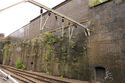 Thumbnail of The eastern wall on the approach to the western Parkway Tunnel, viewed from the south-west