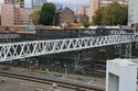Thumbnail of The west retaining wall of the Euston Throat, viewed from the east at the junction of Granby Street and Hampstead Road