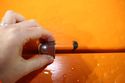 Thumbnail of Detail of stainless steel nut after removal
