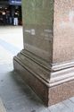 Thumbnail of Oblique of south-west corner of pedestal showing damage to edge of die and corner of moulding on base, viewed from south-west