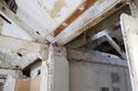 Thumbnail of Block B, fourth floor, southern pile. Deatil of joint in centre of M roof. Viewed from south-east
