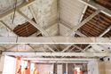 Thumbnail of Block B, fourth floor, southern pile. Detail of roof truss. Viewed from east
