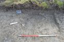 Thumbnail of West facing section of ditch [2817] (1m scale)