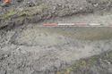 Thumbnail of North-west facing close up of the ditch [2806] (2m scale)