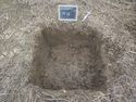 Thumbnail of North-west facing shot of test pit 15 in trench 15