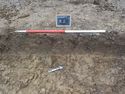 Thumbnail of South-east facing sample section of trench 2 (1m scale)
