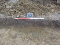 Thumbnail of South-west facing section of ditch [507] (1m scale)
