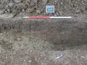 Thumbnail of South-east facing section of ditch [1003] (1m scale)