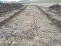 Thumbnail of North facing shot of Trench 16 (1m x 1m scale)