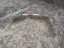 Thumbnail of North facing section of possible pit [4607] and pit [4613] (0.3m scale)