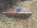 Thumbnail of North-east facing section of ditch [1403] (1m scale)