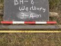Thumbnail of BH5 3.00m-4.00m, grey humic clay at 4.00m ID board reads BH6