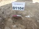 Thumbnail of Photo 1010873 West-facing section of posthole 101104 in Trench 1011