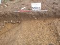 Thumbnail of Photo 1010177 northeast facing section of pit [900907] taken at Hunts Green Farm