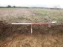 Thumbnail of Photo 1010425 northwest facing representative section of trench 59 taken at Hunts Green Farm