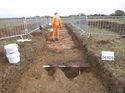 Thumbnail of Photo 1010553 west facing section of bioturbation [906809] taken at Hunts Green Farm