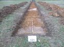 Thumbnail of Photo 1010717 southwest view of trench 121 taken at Hunts Green Farm