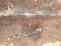 Thumbnail of Photo 1010768 north facing section of land drain [911103] and ditch terminus [911108] taken at Hunts Green Farm