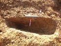Thumbnail of Photo 1010786 north facing section of bioturbation [912610] taken at Hunts Green Farm