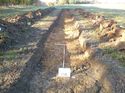 Thumbnail of Photo 1010794 west view of trench 150 taken at Hunts Green Farm