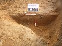 Thumbnail of Photo 1010797 northwest facing section of bioturbation [912610] mislabelled as (912601) taken at Hunts Green Farm
