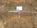Thumbnail of Photo 1010819 representative section of trench 34 taken at Hunts Green Farm