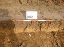 Thumbnail of Photo 1010877 southwest facing representative section of trench 82 taken at Hunts Green Farm