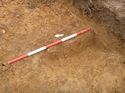 Thumbnail of Photo 1010880 west facing section of ditch terminus [907902] taken at Hunts Green Farm