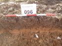 Thumbnail of Photo 1010971 north facing representative section of trench 96 taken at Hunts Green Farm