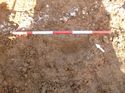 Thumbnail of Photo 1020008 southwest facing section of natural feature in trench 114 taken at Hunts Green Farm