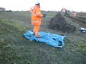 Thumbnail of Photo 1020131 working shots of sieving taken at Hunts Green Farm