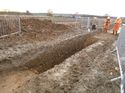 Thumbnail of Photo 1020004 north facing representative section of trench 23 taken at Hunts Green Farm