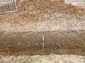 Thumbnail of Photo 1020010 west facing section of natural feature in trench 114 taken at Hunts Green Farm