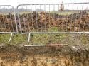 Thumbnail of Photo 1020042 south view of trench 101 taken at Hunts Green Farm