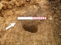 Thumbnail of Photo 1020055 south facing representative section of trench 95 taken at Hunts Green Farm