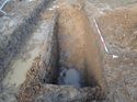 Thumbnail of Photo 030068 south facing section of ditch [905502] taken at Hunts Green Farm