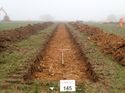 Thumbnail of Photo 090170 northeast view of trench 145 taken at Hunts Green Farm